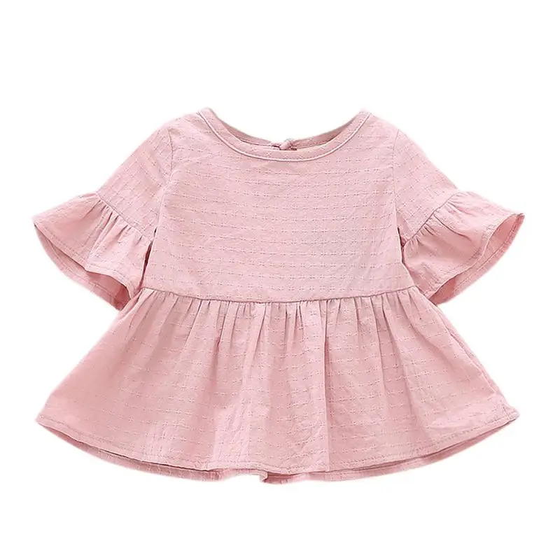 Summer Baby Shirt Cotton Short-sleeved Lotus Leaf Blouses Girls Little Maven Girls High Quality
Summer Baby Shirt Cotton Short-sleeved Lotus Leaf Blouses Girls Little Maven Girls High Quality