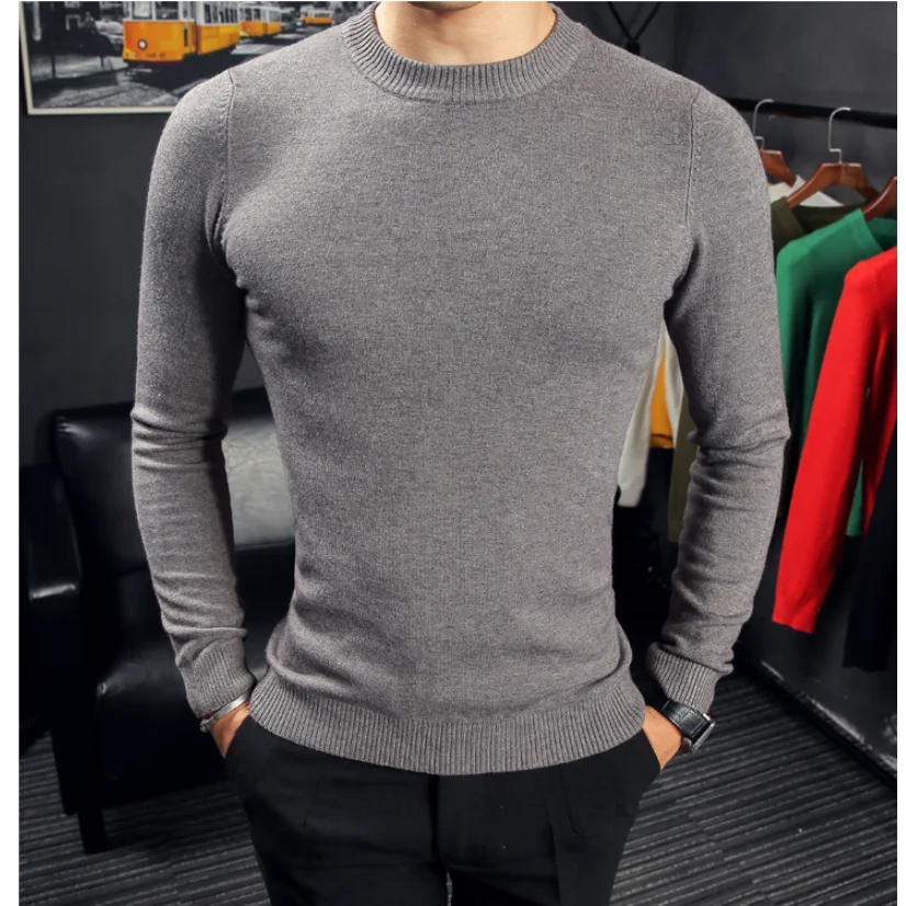 2019 Men's leisure Sweater Autumn Solid Knitted Pullover thin sweaters O-Neck Slim Fit Sweater Pullovers Plus Size S-5XL
2019 Men's leisure Sweater Autumn Solid Knitted Pullover thin sweaters O-Neck Slim Fit Sweater Pullovers Plus Size S-5XL