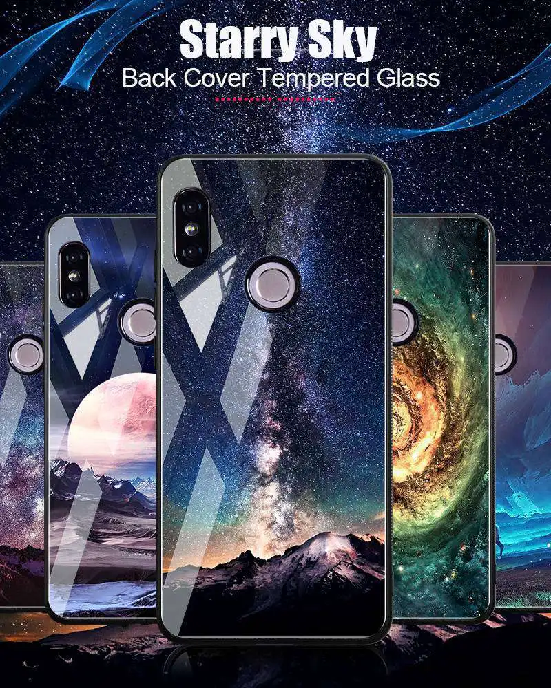 TOMKAS Tempered Glass Case For Xiaomi Redmi Note 5 Global 4X Space Coque Case Redmi 4X 5 Plus Cover Phone Cases For Xiaomi Mi A1 (19)