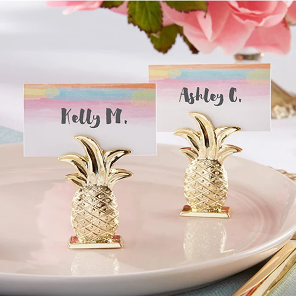 20pcs Golden Wedding Favors Gold Pineapple Place Card Holders Party Table Accessories
20pcs Golden Wedding Favors Gold Pineapple Place Card Holders Party Table Accessories