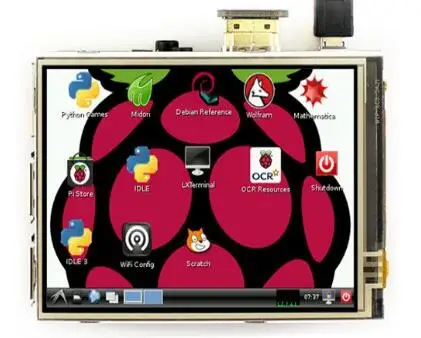 IPS 3 5 дюймовый TFT LCD резистивный сенсорный экран 480*320 для RPi/Raspbian/Ubuntu совместимый