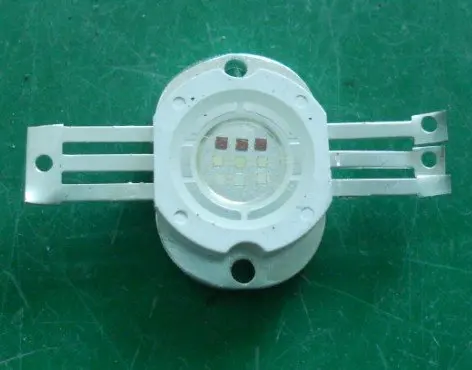 Round 10W LED RGB SMD Chip Super Bright 3W For Each Color 4 Pins For 6 To 11V Voltage
Round 10W LED RGB SMD Chip Super Bright 3W For Each Color 4 Pins For 6 To 11V Voltage