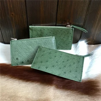 High Quality Luxury Genuine Ostrich Skin Coin Wallet Purse Mini Coin Bag Key Cases Small Wallet Purse
High Quality Luxury Genuine Ostrich Skin Coin Wallet Purse Mini Coin Bag Key Cases Small Wallet Purse