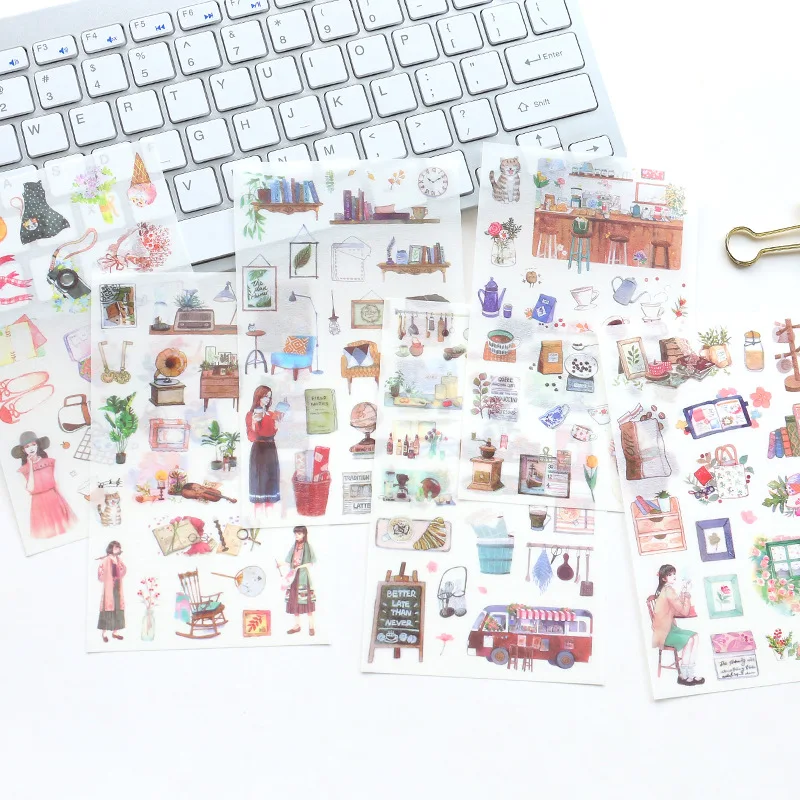 6pcs Spring scenery/flower furniture Leisure time decoration sticker DIY planner diary scrapbooking album sticker Stationer
6pcs Spring scenery/flower furniture Leisure time decoration sticker DIY planner diary scrapbooking album sticker Stationer