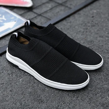 Leader Show Men's Trend Casual Shoes Mesh Uppers Flat Shoes Black Solid Color Loafer Shoes Man Non-slip Soles Outdoor Loafers
Leader Show Men's Trend Casual Shoes Mesh Uppers Flat Shoes Black Solid Color Loafer Shoes Man Non-slip Soles Outdoor Loafers