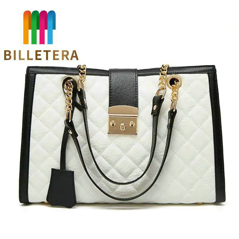BILLETERA New Tote Bag European and American Fashion Small Fragrance Single Shoulder Slung Chain Handbag
BILLETERA New Tote Bag European and American Fashion Small Fragrance Single Shoulder Slung Chain Handbag