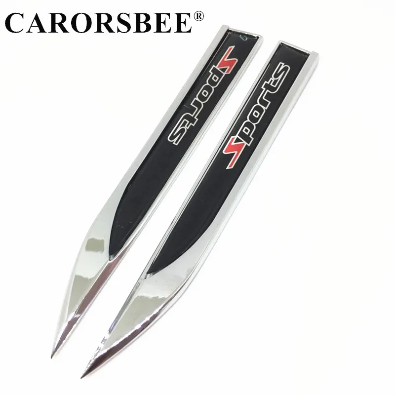 1 Pair Metal + Resin Car Chrome Emblem Badge Decal SPORTS Logo Car sticker accesorios automovil for civic octavia swift mk7 w204
1 Pair Metal + Resin Car Chrome Emblem Badge Decal SPORTS Logo Car sticker accesorios automovil for civic octavia swift mk7 w204