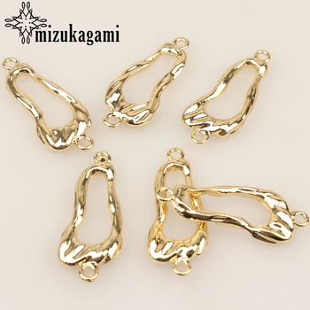 39*15MM 4pcs/lot Zinc Alloy Gold Geometry Hollow Charms Linker Connectors For DIY Fashion Earrings Jewelry Accessories
39*15MM 4pcs/lot Zinc Alloy Gold Geometry Hollow Charms Linker Connectors For DIY Fashion Earrings Jewelry Accessories