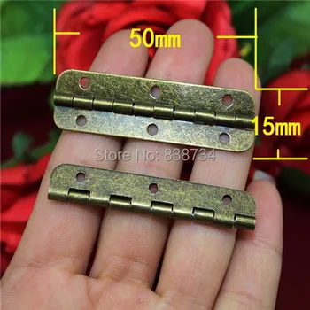 50pcs 50*15mm antique bronze mini /micro brass gift built-in hinge wooden wine box hinge
50pcs 50*15mm antique bronze mini /micro brass gift built-in hinge wooden wine box hinge