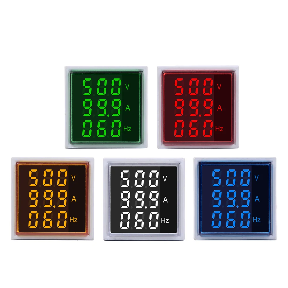 ST17VAH 22mm Mini Square 100a Volt Amp Meter LED Digital Display Multimeter Monitor Tester Meter Ammeter Voltmeter Frequency
ST17VAH 22mm Mini Square 100a Volt Amp Meter LED Digital Display Multimeter Monitor Tester Meter Ammeter Voltmeter Frequency