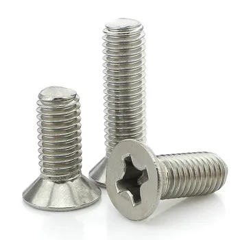 2PCS-M10*20/25/30/35/40/45/50/60 GB819 304 Stainless Steel Countersunk Head Screw Flat Head Machine Screws
2PCS-M10*20/25/30/35/40/45/50/60 GB819 304 Stainless Steel Countersunk Head Screw Flat Head Machine Screws