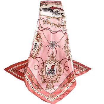 Fashion Scarves For Women Print Silk Satin Scarf Female Luxury Brand Square Head Hijab Shawl Scarfs For Ladies Shawls 90cmx90cm
Fashion Scarves For Women Print Silk Satin Scarf Female Luxury Brand Square Head Hijab Shawl Scarfs For Ladies Shawls 90cmx90cm