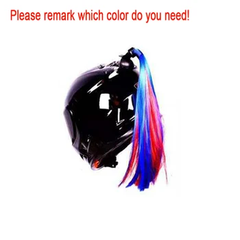 Colorful Motorcycle Pigtails Ponytail Hair Stick On Helmet Ponytail Mix Color Helmet Braids Dirt Bike Ski Street Motocross
Colorful Motorcycle Pigtails Ponytail Hair Stick On Helmet Ponytail Mix Color Helmet Braids Dirt Bike Ski Street Motocross