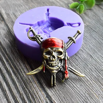 New arrival pirate skull silicone mold Fondant Cake Decorating Tools Soap Mold, Silicone Cake Mold 1650
New arrival pirate skull silicone mold Fondant Cake Decorating Tools Soap Mold, Silicone Cake Mold 1650