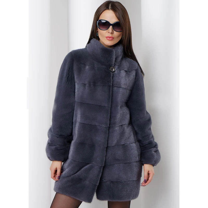 2020 Women Real Mink Fur Coat Stand Collar Full Pelt Natural Mink Fur Jacket Genuine Fur Coats Plus Size Overcoat Winter Luxury
2020 Women Real Mink Fur Coat Stand Collar Full Pelt Natural Mink Fur Jacket Genuine Fur Coats Plus Size Overcoat Winter Luxury