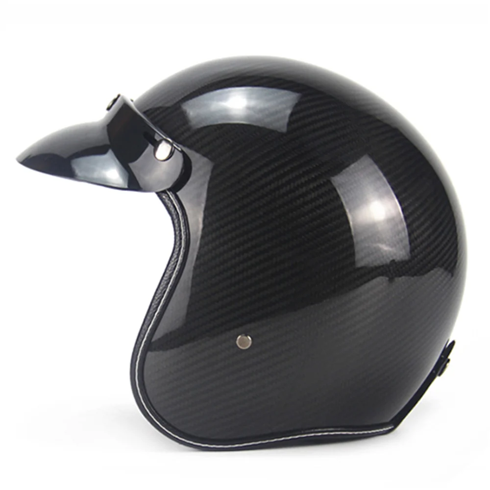 New Carbon Fiber Motorcycle Helmet Vintage Retro Motorbike Cruiser Scooter Chopper Biker 3/4 Open Face Helmet Moto Helmet DOT
New Carbon Fiber Motorcycle Helmet Vintage Retro Motorbike Cruiser Scooter Chopper Biker 3/4 Open Face Helmet Moto Helmet DOT