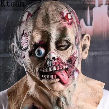 Hot New Halloween Zombie Mask Latex Bloody Scary Disgusting Full Face Mask Costume Party Cosplay Ghost Devil Head Mask Props Toy
Hot New Halloween Zombie Mask Latex Bloody Scary Disgusting Full Face Mask Costume Party Cosplay Ghost Devil Head Mask Props Toy