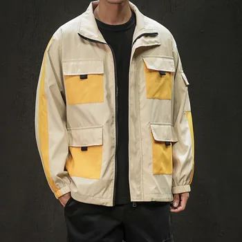 Oversize M-5XL Men Fashion Big Pockets Lapel Loose Casual Streetwear Men Clothing Harajuku Soft Men'New Trend Large Loose Jacket
Oversize M-5XL Men Fashion Big Pockets Lapel Loose Casual Streetwear Men Clothing Harajuku Soft Men'New Trend Large Loose Jacket