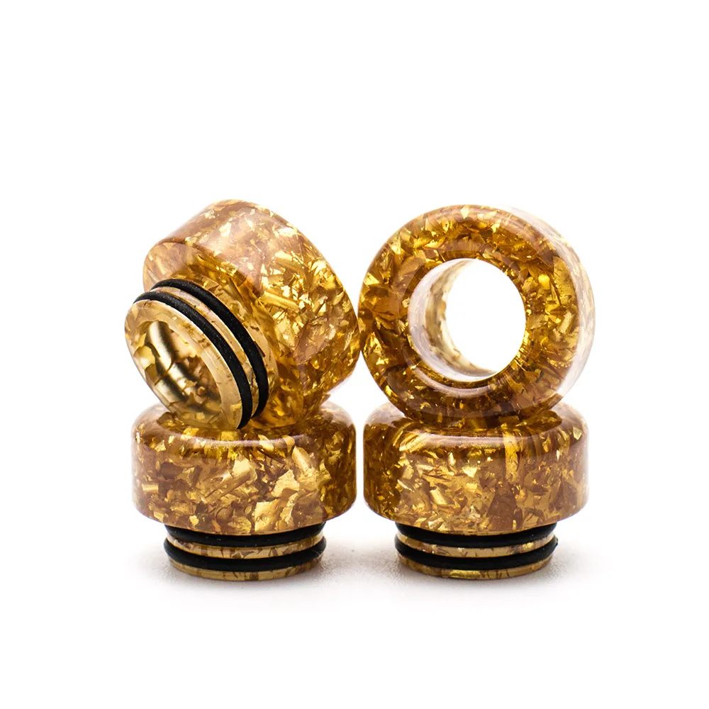 Electronic Cigarette Accessories Gold foil Resin 810 Drip Tip for Atomizer RDTA RTA RDA Replacement Tank
Electronic Cigarette Accessories Gold foil Resin 810 Drip Tip for Atomizer RDTA RTA RDA Replacement Tank