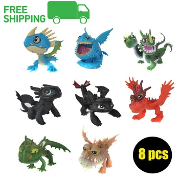 Action Toothless Figure How to Train Your Dragon 2 Model Toys 8pcs/set mini Pet Dragon 5-7CM Hiccup's Toothless Desk Decor Dolls
Action Toothless Figure How to Train Your Dragon 2 Model Toys 8pcs/set mini Pet Dragon 5-7CM Hiccup's Toothless Desk Decor Dolls