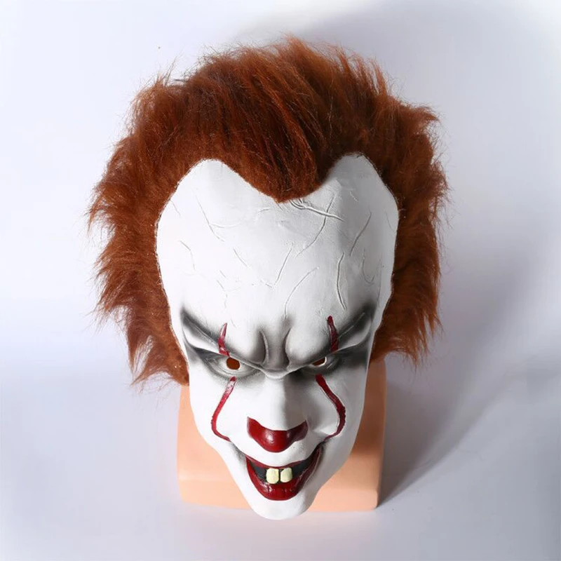 Stephen King's It Pennywise Clown Mask Classic Scary Clown Maskes Halloween Cosplay Mask
Stephen King's It Pennywise Clown Mask Classic Scary Clown Maskes Halloween Cosplay Mask