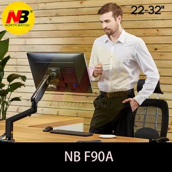 NB F90A Full Motion 22-32 inch Screen Monitor Holder Mechanical Spring Long Arm LED LCD Monitor Mount Support with 2 USB Ports
NB F90A Full Motion 22-32 inch Screen Monitor Holder Mechanical Spring Long Arm LED LCD Monitor Mount Support with 2 USB Ports