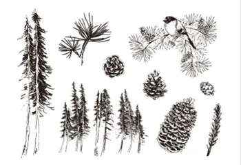 Pine / pine cone stamp Clear Stamp for Scrapbooking Transparent Silicone Rubber DIY Photo Album Decor
Pine / pine cone stamp Clear Stamp for Scrapbooking Transparent Silicone Rubber DIY Photo Album Decor