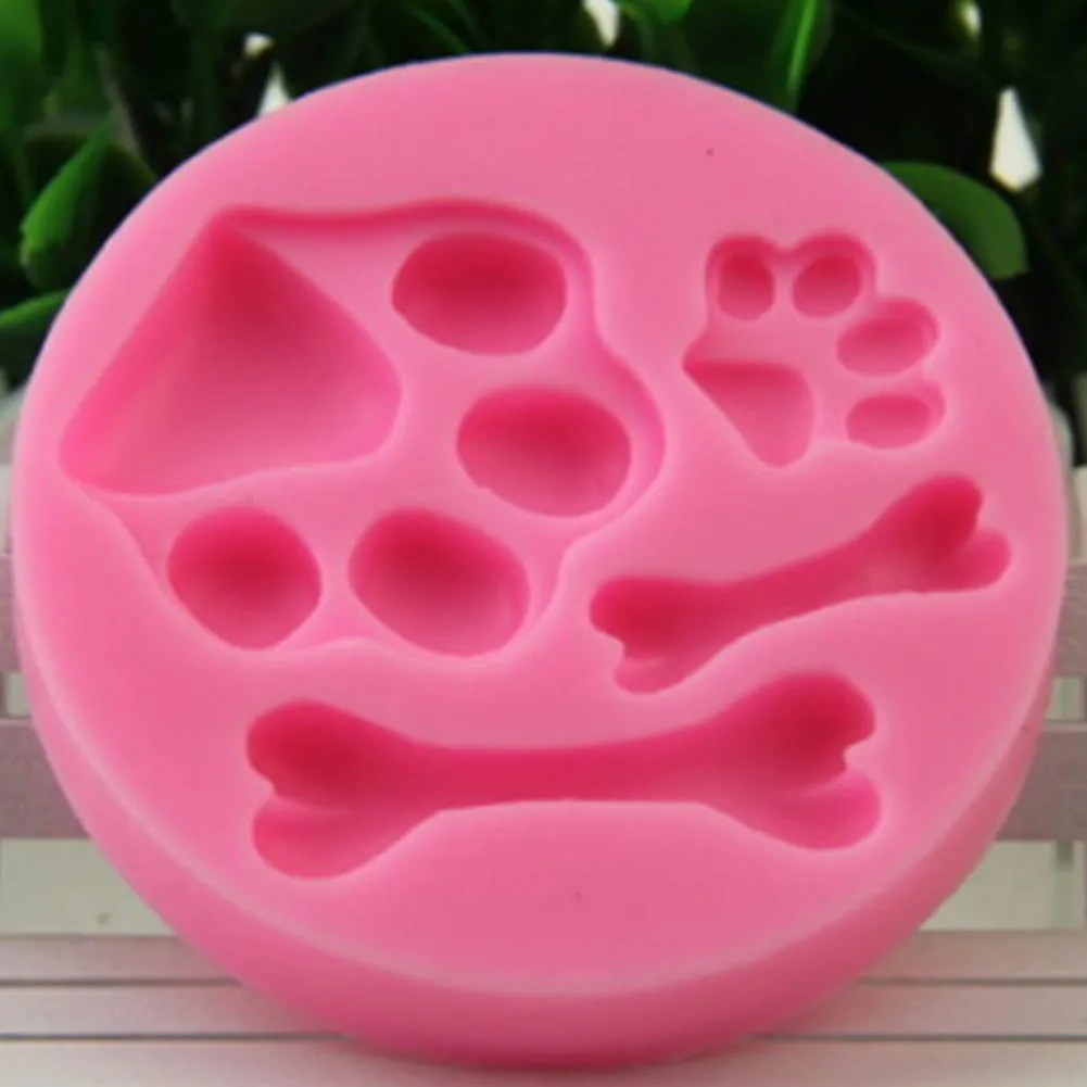 New 1pcs Pet Paw Dog Cat Bone Paws Print Silicone Moulds Chocolate Sugarcraft Fondant Cake Decorating DIY Mold Tools
New 1pcs Pet Paw Dog Cat Bone Paws Print Silicone Moulds Chocolate Sugarcraft Fondant Cake Decorating DIY Mold Tools