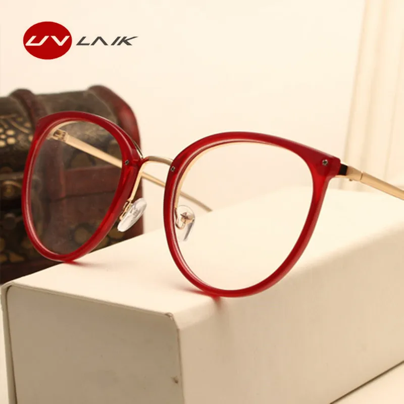 UVLAIK Myopia Eyeglasses Frames Optical Lens Matel Legs Spectacles Fashion Trend Clear Lenses Women's Glasses Frame
UVLAIK Myopia Eyeglasses Frames Optical Lens Matel Legs Spectacles Fashion Trend Clear Lenses Women's Glasses Frame
