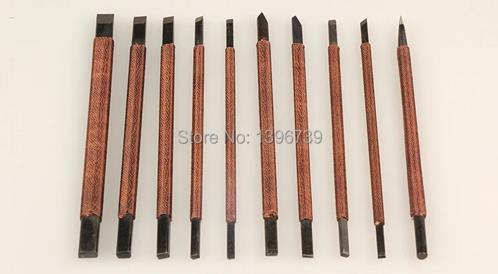 Factory Direct 10pcs wooden box Stone carving knife Manganese steel knife Carving knife Stone chisel Jade carving Art Tools
Factory Direct 10pcs wooden box Stone carving knife Manganese steel knife Carving knife Stone chisel Jade carving Art Tools