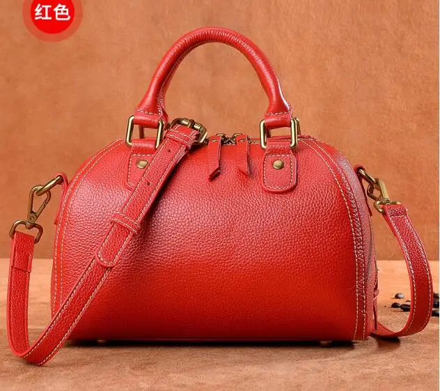 2019 genuine leather Boston bag cowhide leather women's messenger bag large capacity shoulder bag
2019 genuine leather Boston bag cowhide leather women's messenger bag large capacity shoulder bag