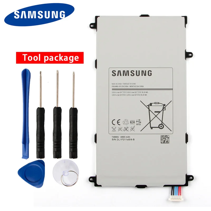 Original Samsung High Quality T4800E Battery Tablet For Samsung Galaxy Tab Pro 8.4 in SM-T321 T320 T321 T325 4800mAh
Original Samsung High Quality T4800E Battery Tablet For Samsung Galaxy Tab Pro 8.4 in SM-T321 T320 T321 T325 4800mAh