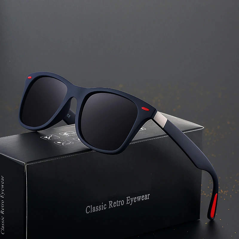 BRAND DESIGN Classic Polarized Sunglasses Men Women Driving Square Frame Sun Glasses Male Goggle UV400 Gafas De Sol
BRAND DESIGN Classic Polarized Sunglasses Men Women Driving Square Frame Sun Glasses Male Goggle UV400 Gafas De Sol
