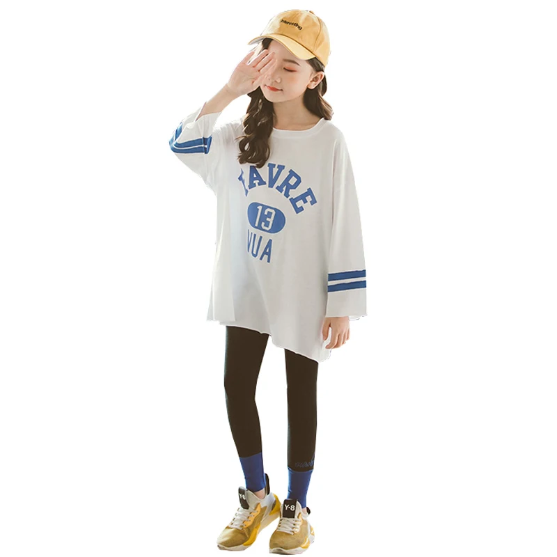 Kids Girls Clothes Long T Shirt Clothing Sets 2 pieces Legging Sets 2019 new Spring Autumn Big Girls Outfit 8 10 12 14 15 years
Kids Girls Clothes Long T Shirt Clothing Sets 2 pieces Legging Sets 2019 new Spring Autumn Big Girls Outfit 8 10 12 14 15 years