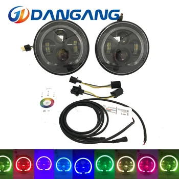 LED Black Headlight RGB LED DRL+Hi+Lo Beam+LEDs 7" Round LED Hi/LO Beam Headlight Light Lamp for jeep wrangler
LED Black Headlight RGB LED DRL+Hi+Lo Beam+LEDs 7" Round LED Hi/LO Beam Headlight Light Lamp for jeep wrangler