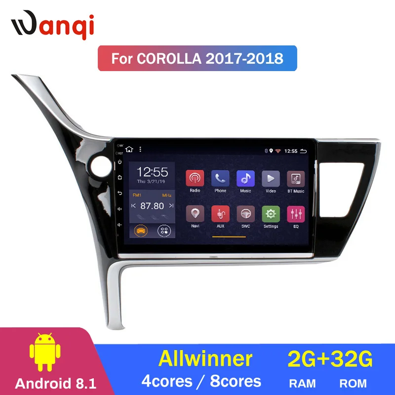 2G RAM 32G ROM 10.1 inch Android 8.1 Car GPS Navigation for Toyota Corolla Altis 2017-2018 Stereo System
2G RAM 32G ROM 10.1 inch Android 8.1 Car GPS Navigation for Toyota Corolla Altis 2017-2018 Stereo System