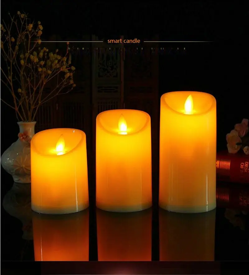 LED Electronic Candle Ficker Light Festival Decoration Christmas Candle Simulation Flame Flashing Lamps Romantic Night Light
LED Electronic Candle Ficker Light Festival Decoration Christmas Candle Simulation Flame Flashing Lamps Romantic Night Light