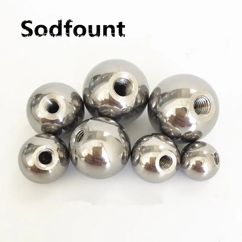 1Pcs CNC 3D Printer 304 Stainless steel Thread ball Knobs M5/M6/M8/M10/M12 Machine tool lever handle Ball nut
1Pcs CNC 3D Printer 304 Stainless steel Thread ball Knobs M5/M6/M8/M10/M12 Machine tool lever handle Ball nut