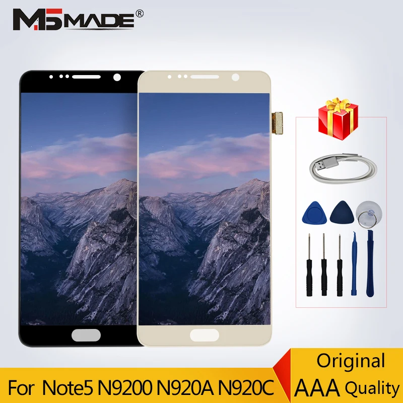 Original LCDs For Samsung Galaxy Note5 N920A N9200 SM-N920 N920C LCD Display Touch Screen Digitizer Replacement Parts
Original LCDs For Samsung Galaxy Note5 N920A N9200 SM-N920 N920C LCD Display Touch Screen Digitizer Replacement Parts