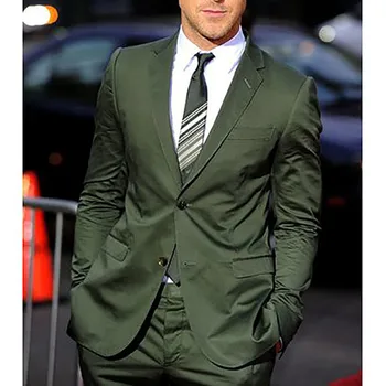 Slim smart tailor terno masculino Green mariage Mens Suits Dark Olive Green Groom Tuxedos latest coat pant designs men suit 2017
Slim smart tailor terno masculino Green mariage Mens Suits Dark Olive Green Groom Tuxedos latest coat pant designs men suit 2017