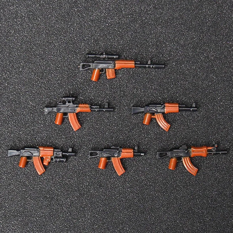 6PCS AK Military Swat Police weapon Guns Figures building blocks brick Figures Compatible legoings toys for children
6PCS AK Military Swat Police weapon Guns Figures building blocks brick Figures Compatible legoings toys for children