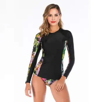 Floral Printed Swimsuit Surfing Swimming Suit Long Sleeve Bikini Set Two-Pieces Beach Bathing Suits For Women Swimwear Body Suit
Floral Printed Swimsuit Surfing Swimming Suit Long Sleeve Bikini Set Two-Pieces Beach Bathing Suits For Women Swimwear Body Suit