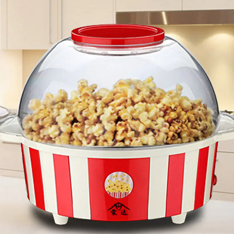 Fully Automatic Spherical Red and White Stripes Household Popcorn Machine Child Electric One-button Operation Popcorn Machine
Fully Automatic Spherical Red and White Stripes Household Popcorn Machine Child Electric One-button Operation Popcorn Machine