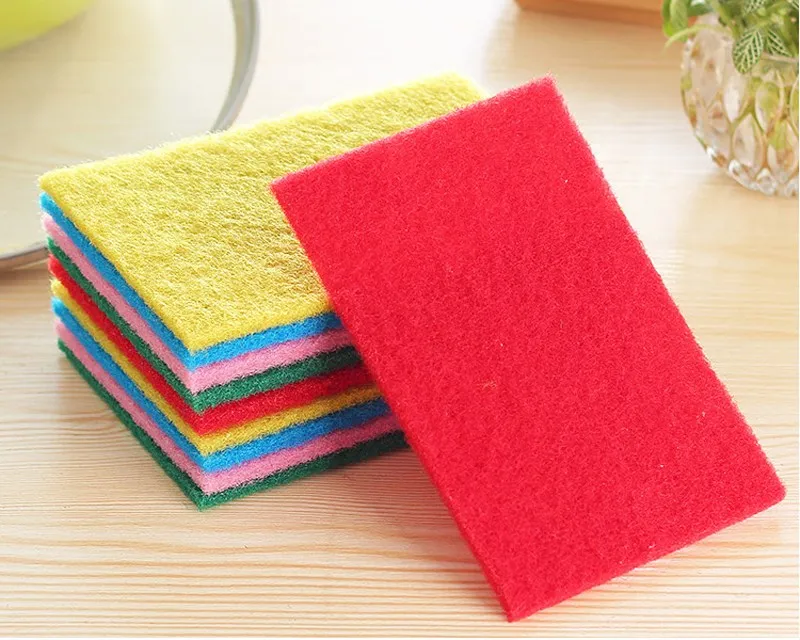 KCASA KC-CS15 10Pcs Dish Pan Washing Cleaning Sponge Brush Scrubber Dishcloth Cleaner Tool