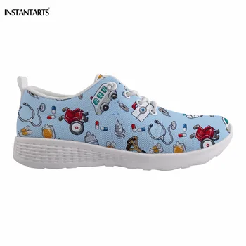 INSTANTARTS 2019 New Lace Up Aqua Shoes Cute Cartoon Nurse Printing Women Summer Water Shoes Breathable Outdoor Sports Sneakers
INSTANTARTS 2019 New Lace Up Aqua Shoes Cute Cartoon Nurse Printing Women Summer Water Shoes Breathable Outdoor Sports Sneakers