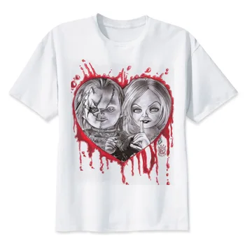 Chucky T Shirt Men High Quality Cool Streetwear Men T-shirt Casual Horror Tshirt Chucky Print O-Neck Male Clothing
Chucky T Shirt Men High Quality Cool Streetwear Men T-shirt Casual Horror Tshirt Chucky Print O-Neck Male Clothing