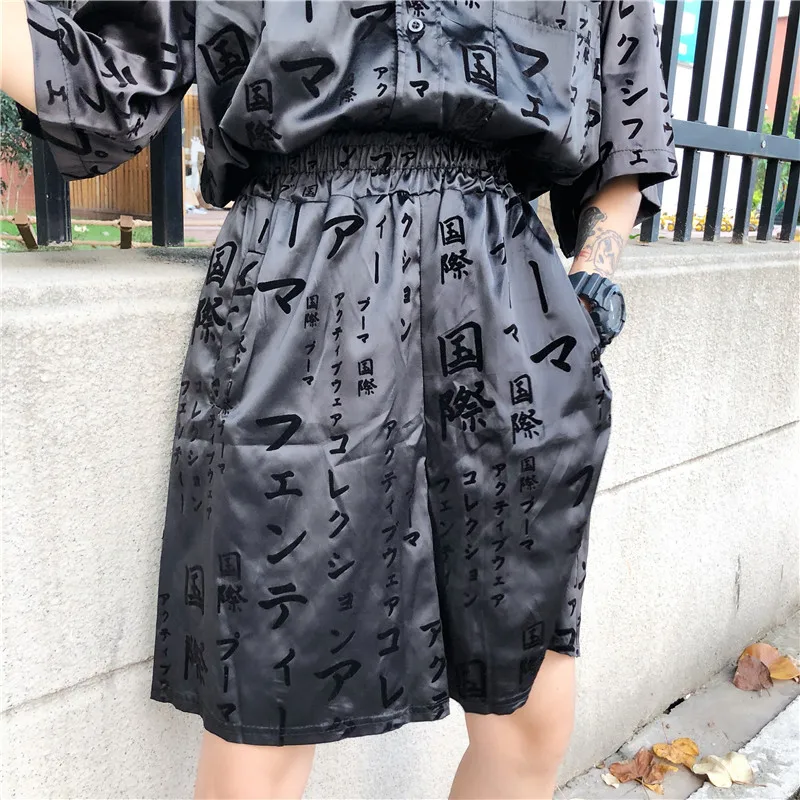 Harajuku Shorts Women Letter Print Elastic Waist Unisex Shorts 2019 New Fashion Loose Straight Shorts Female
Harajuku Shorts Women Letter Print Elastic Waist Unisex Shorts 2019 New Fashion Loose Straight Shorts Female