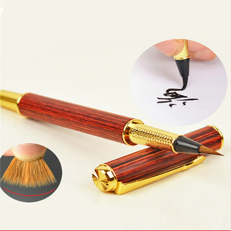 Weasel Hair Fountain Pen Style Calligraphy Brush Pen Small Regular Script Brush Creative Soft Head Water Brush Repaeting Ink Pen
Weasel Hair Fountain Pen Style Calligraphy Brush Pen Small Regular Script Brush Creative Soft Head Water Brush Repaeting Ink Pen