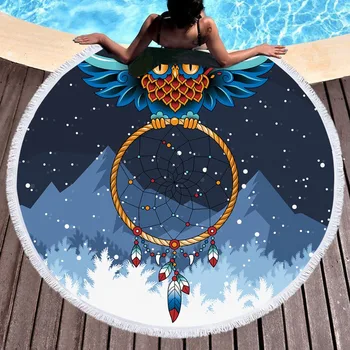 Round Microfiber Beach Towel Boho Prints 59inch Diameter Beach Throw Blanket With Fringe Tassel Picnic Throw Mat
Round Microfiber Beach Towel Boho Prints 59inch Diameter Beach Throw Blanket With Fringe Tassel Picnic Throw Mat