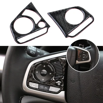 beler 2pcs Black Carbon Fiber Auto Steering Wheel Button Cover Trim Decor Fit For Honda Civic 2016 Car Styling
beler 2pcs Black Carbon Fiber Auto Steering Wheel Button Cover Trim Decor Fit For Honda Civic 2016 Car Styling